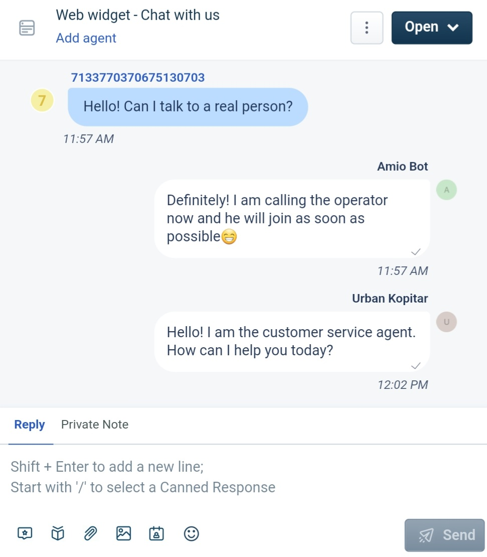 Image - Request of talking to a real person
