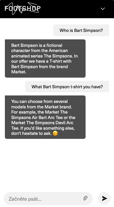 image - Footshop Chatbot