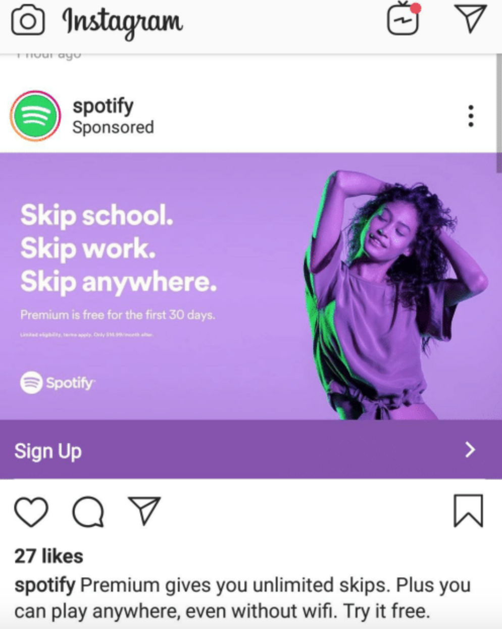 Image - Eye catching ad