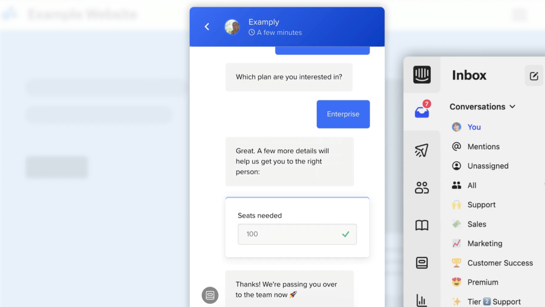 Cómo puede la herramienta de chat en vivo de Intercom aumentar tus conversiones