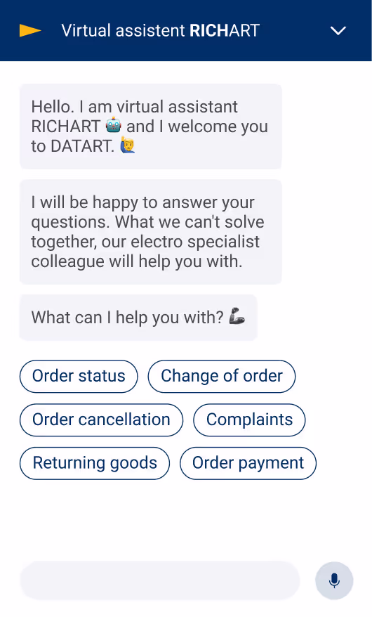 Datart chatbot